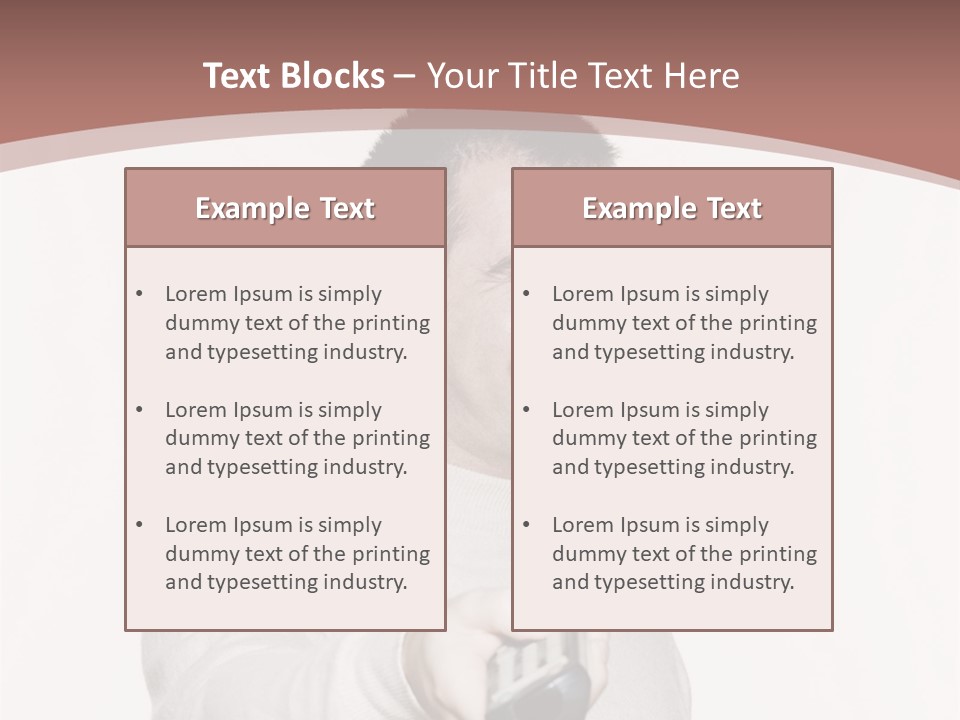 Portrait Of An Handsome Expressive Man In Studio On White Isolated Background PowerPoint Template