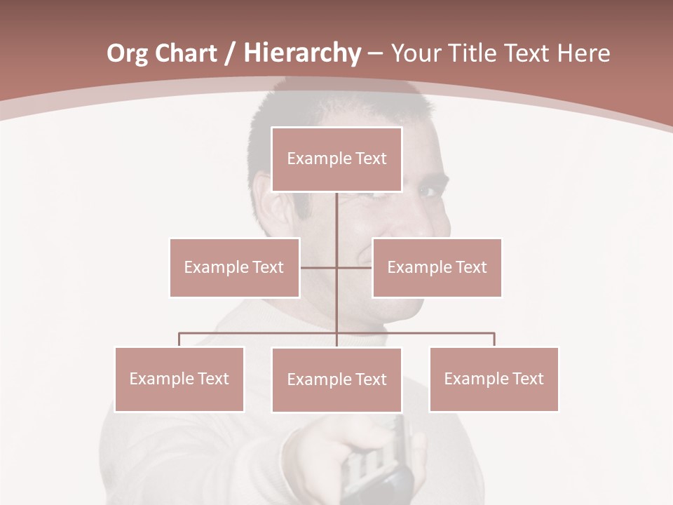 Portrait Of An Handsome Expressive Man In Studio On White Isolated Background PowerPoint Template