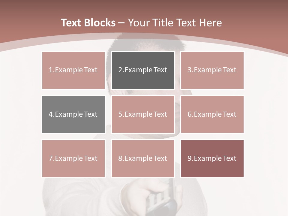 Portrait Of An Handsome Expressive Man In Studio On White Isolated Background PowerPoint Template