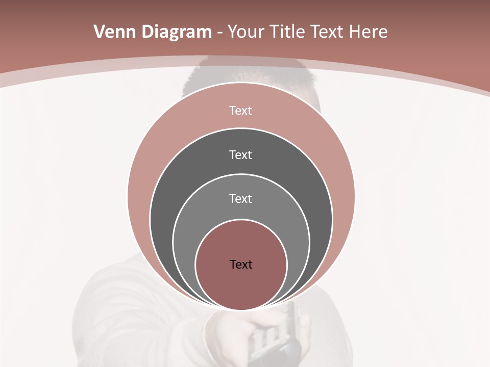 Portrait Of An Handsome Expressive Man In Studio On White Isolated Background PowerPoint Template