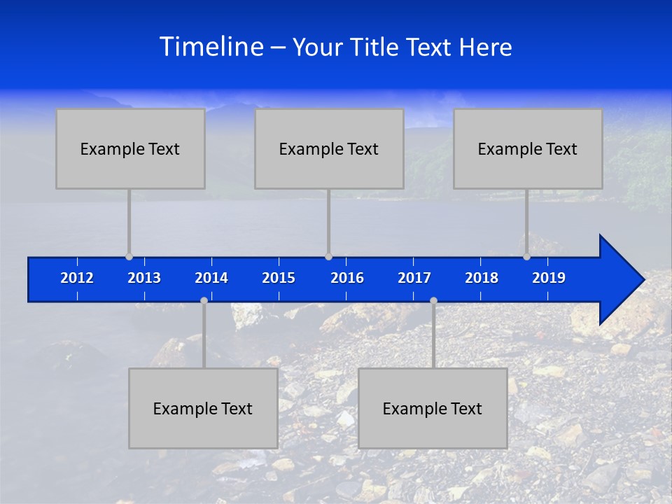 Scenic View Of Lake Buttermere The Lake District England PowerPoint Template