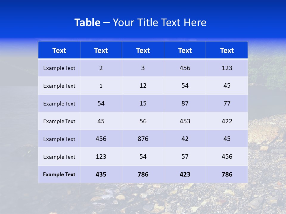 Scenic View Of Lake Buttermere The Lake District England PowerPoint Template