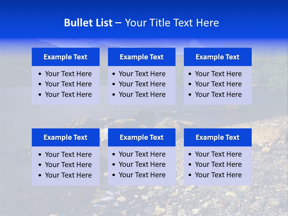 Scenic View Of Lake Buttermere The Lake District England PowerPoint Template