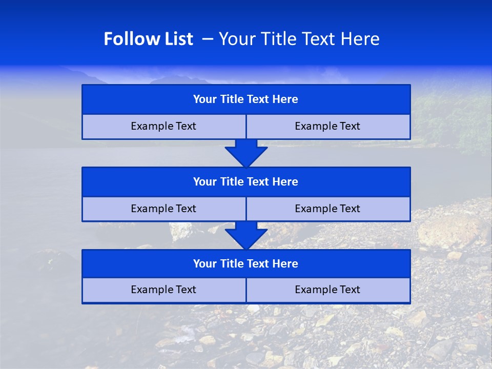Scenic View Of Lake Buttermere The Lake District England PowerPoint Template