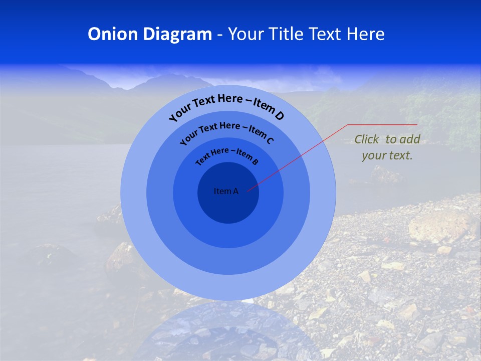 Scenic View Of Lake Buttermere The Lake District England PowerPoint Template