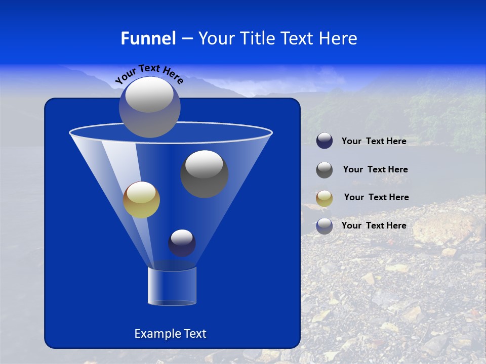 Scenic View Of Lake Buttermere The Lake District England PowerPoint Template