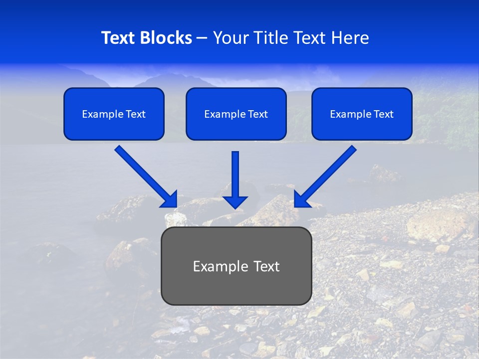 Scenic View Of Lake Buttermere The Lake District England PowerPoint Template