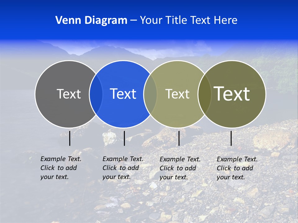 Scenic View Of Lake Buttermere The Lake District England PowerPoint Template