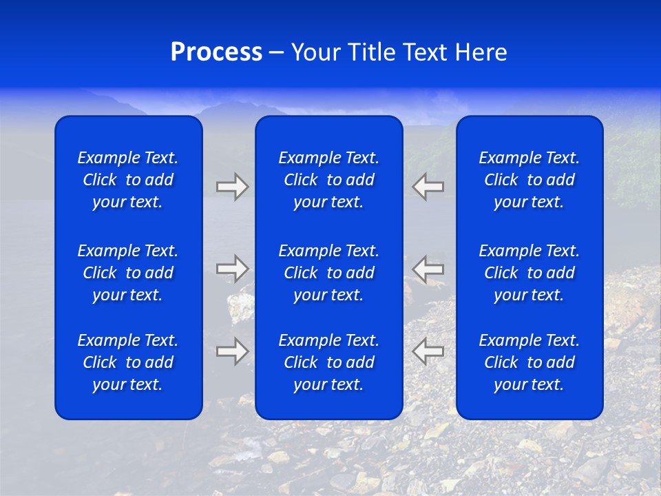 Scenic View Of Lake Buttermere The Lake District England PowerPoint Template
