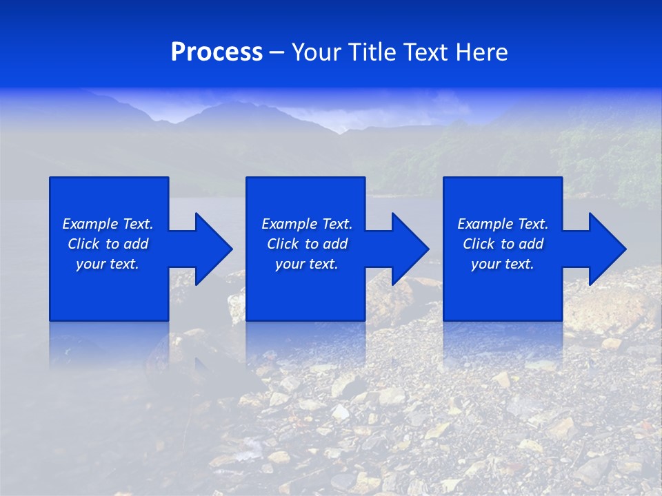 Scenic View Of Lake Buttermere The Lake District England PowerPoint Template