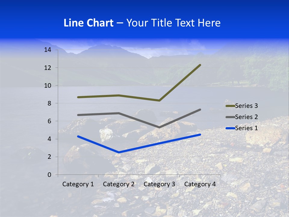 Scenic View Of Lake Buttermere The Lake District England PowerPoint Template