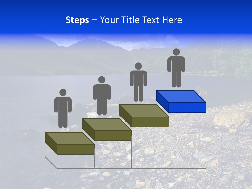 Scenic View Of Lake Buttermere The Lake District England PowerPoint Template