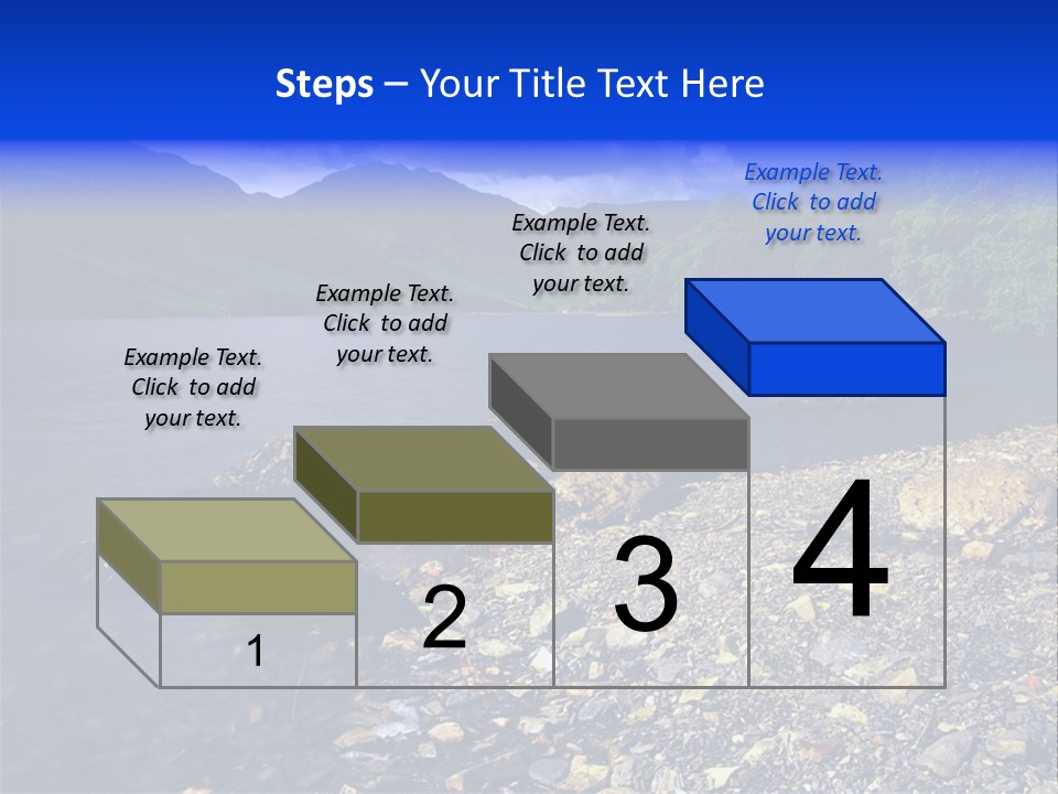 Scenic View Of Lake Buttermere The Lake District England PowerPoint Template