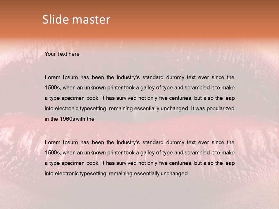 Pile Of One Pound British Sterling Coins PowerPoint Template