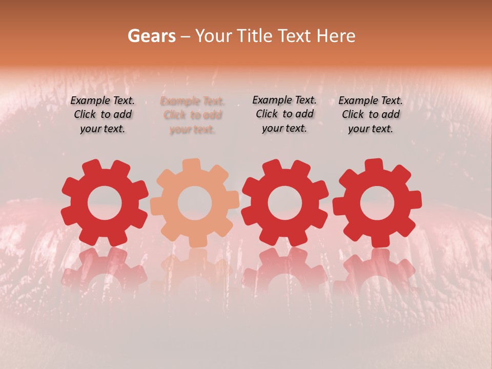 Pile Of One Pound British Sterling Coins PowerPoint Template