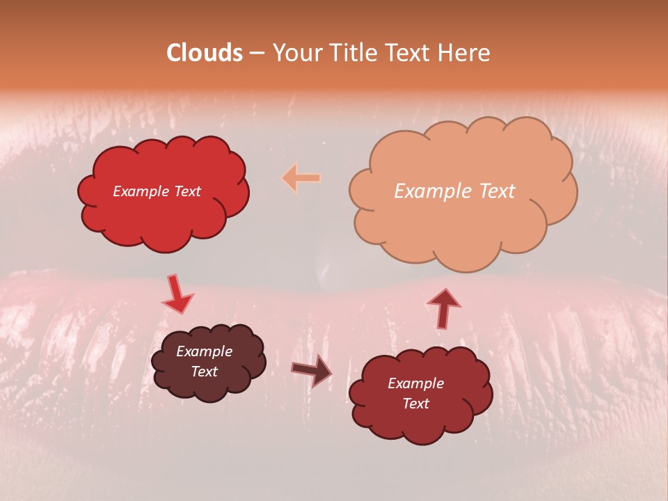 Pile Of One Pound British Sterling Coins PowerPoint Template