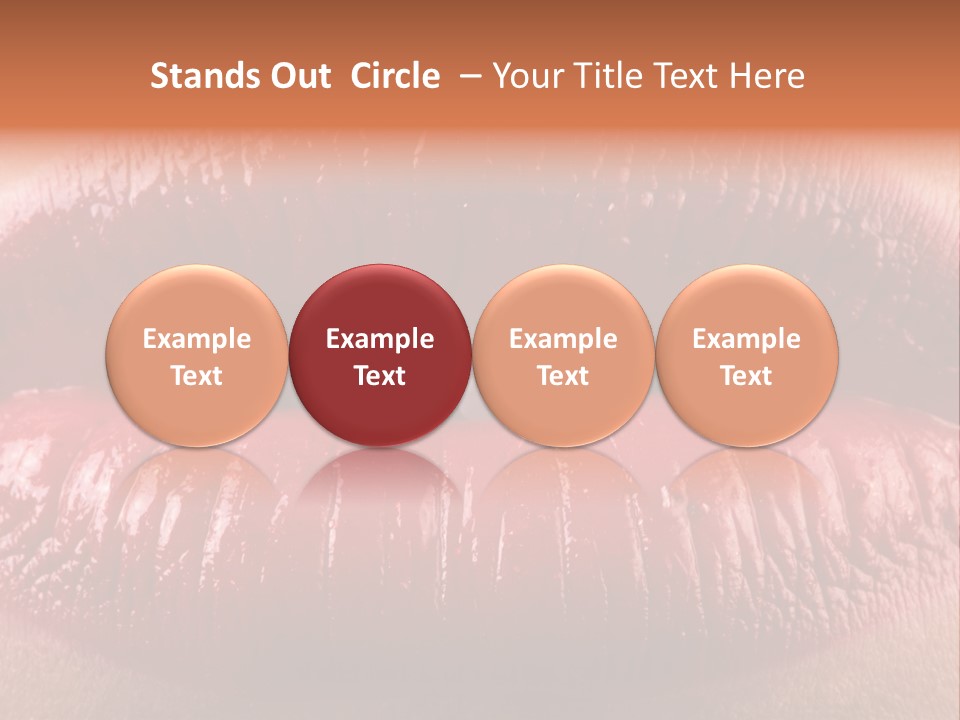 Pile Of One Pound British Sterling Coins PowerPoint Template