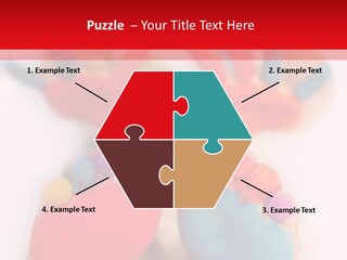 Five Year Old Boy With Feet And Hands Painted. Shallow Dof With Focus On Feet. PowerPoint Template