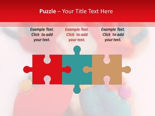 Five Year Old Boy With Feet And Hands Painted. Shallow Dof With Focus On Feet. PowerPoint Template