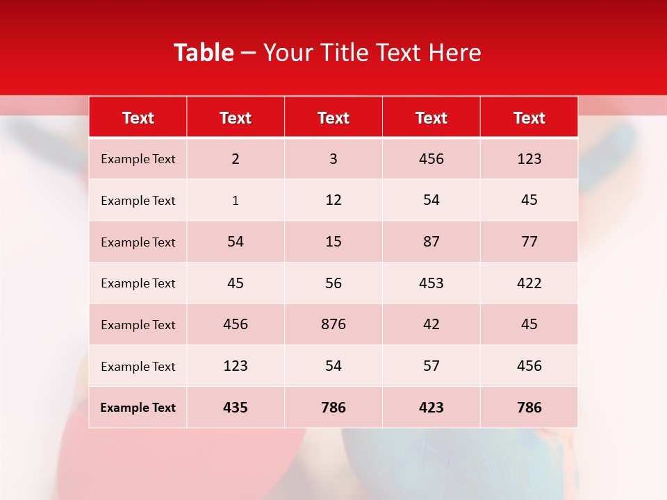 Five Year Old Boy With Feet And Hands Painted. Shallow Dof With Focus On Feet. PowerPoint Template
