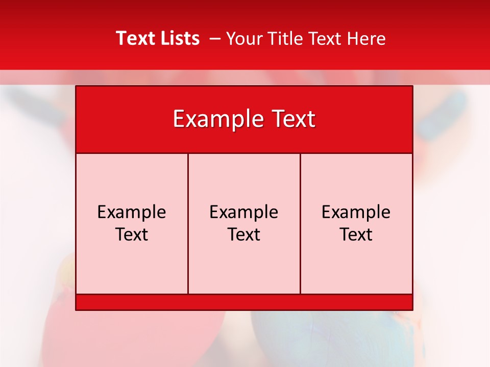 Five Year Old Boy With Feet And Hands Painted. Shallow Dof With Focus On Feet. PowerPoint Template