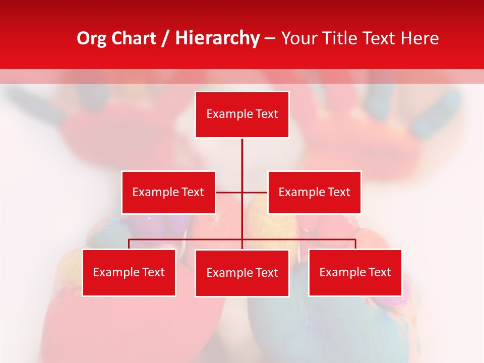 Five Year Old Boy With Feet And Hands Painted. Shallow Dof With Focus On Feet. PowerPoint Template