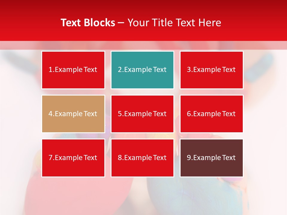 Five Year Old Boy With Feet And Hands Painted. Shallow Dof With Focus On Feet. PowerPoint Template