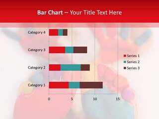 Five Year Old Boy With Feet And Hands Painted. Shallow Dof With Focus On Feet. PowerPoint Template