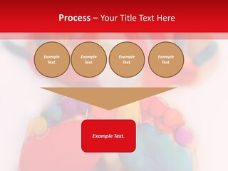 Five Year Old Boy With Feet And Hands Painted. Shallow Dof With Focus On Feet. PowerPoint Template