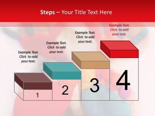 Five Year Old Boy With Feet And Hands Painted. Shallow Dof With Focus On Feet. PowerPoint Template