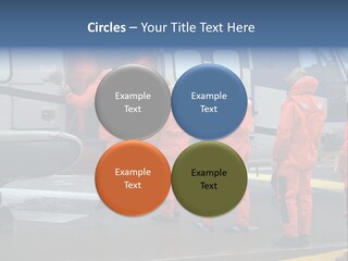 Offshore Personnel Flying Home PowerPoint Template