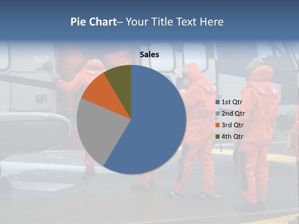 Offshore Personnel Flying Home PowerPoint Template