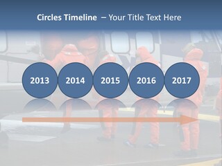 Offshore Personnel Flying Home PowerPoint Template