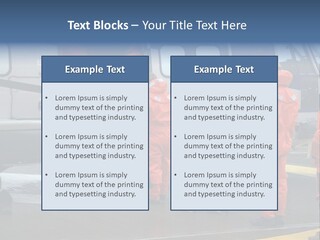 Offshore Personnel Flying Home PowerPoint Template