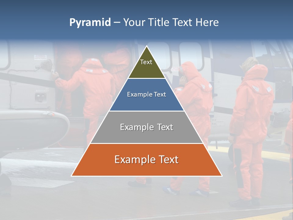 Offshore Personnel Flying Home PowerPoint Template