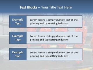 Offshore Personnel Flying Home PowerPoint Template