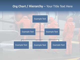 Offshore Personnel Flying Home PowerPoint Template