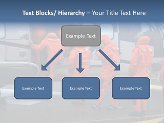Offshore Personnel Flying Home PowerPoint Template