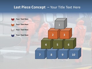 Offshore Personnel Flying Home PowerPoint Template