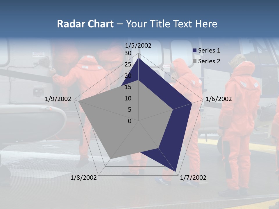 Offshore Personnel Flying Home PowerPoint Template