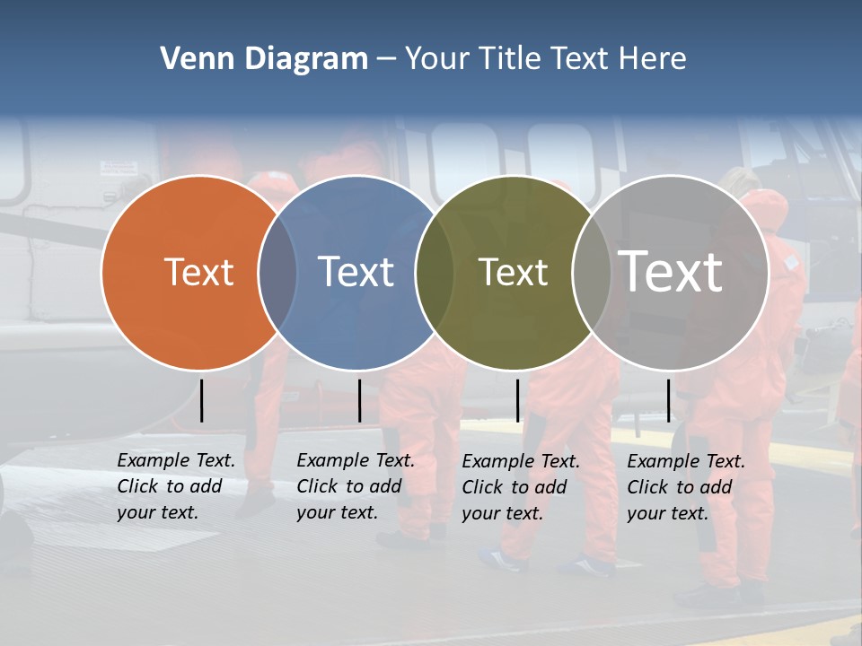 Offshore Personnel Flying Home PowerPoint Template