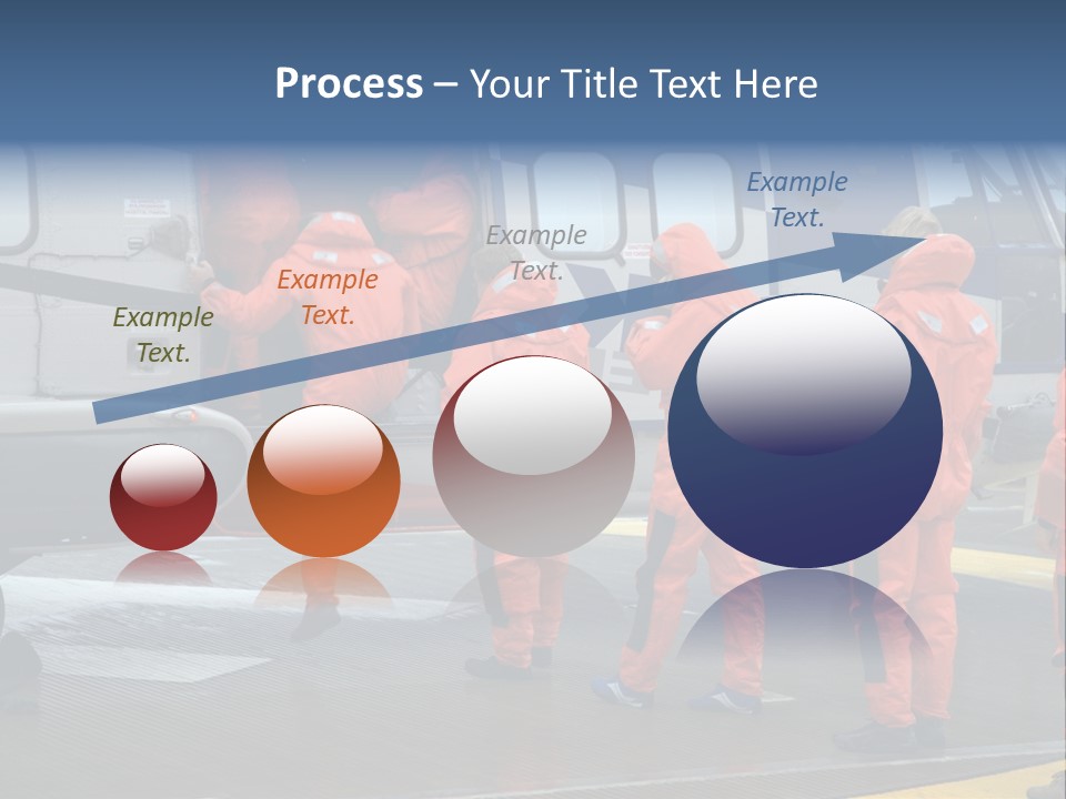 Offshore Personnel Flying Home PowerPoint Template