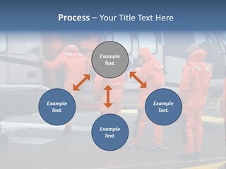 Offshore Personnel Flying Home PowerPoint Template