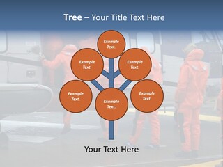 Offshore Personnel Flying Home PowerPoint Template