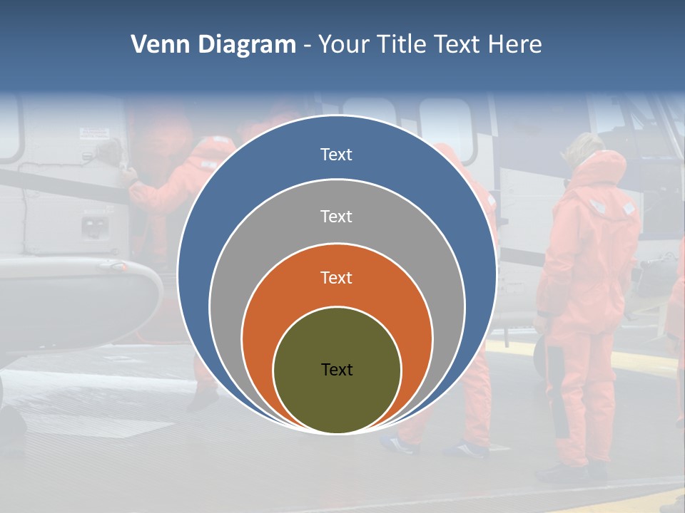Offshore Personnel Flying Home PowerPoint Template