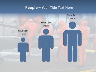 Offshore Personnel Flying Home PowerPoint Template