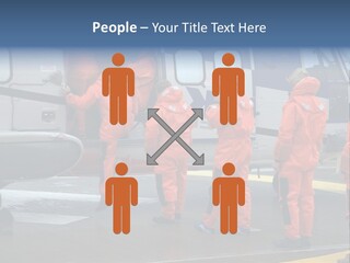 Offshore Personnel Flying Home PowerPoint Template