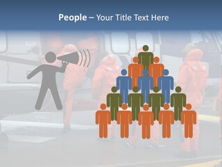 Offshore Personnel Flying Home PowerPoint Template
