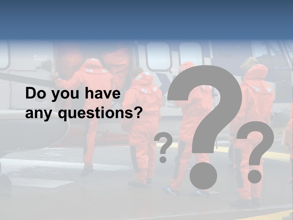 Offshore Personnel Flying Home PowerPoint Template