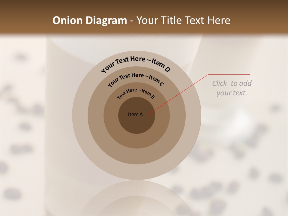 Two Glasses Of Coffee On A Table With Coffee Beans PowerPoint Template